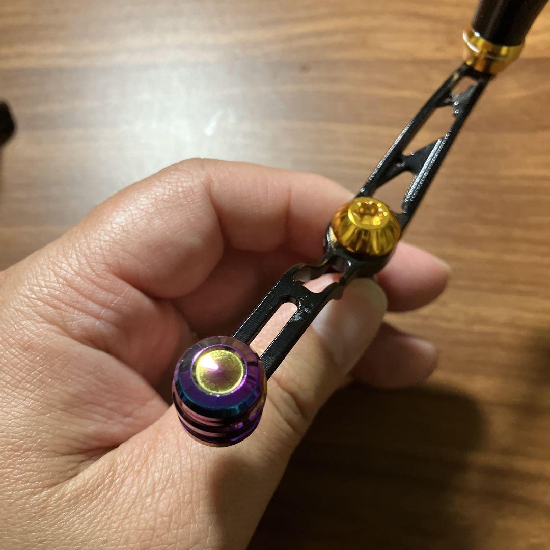 美品　ダイワ用　ゴメクサス　ユニオンハンドル　カーボン　スタンド　セット