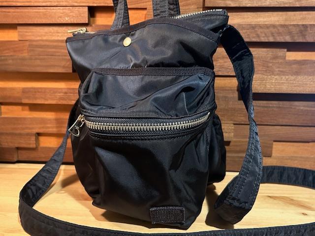 ♪送料無料★sacai × PORTER★名作★ショルダーバッグ★紺★希少なL♪