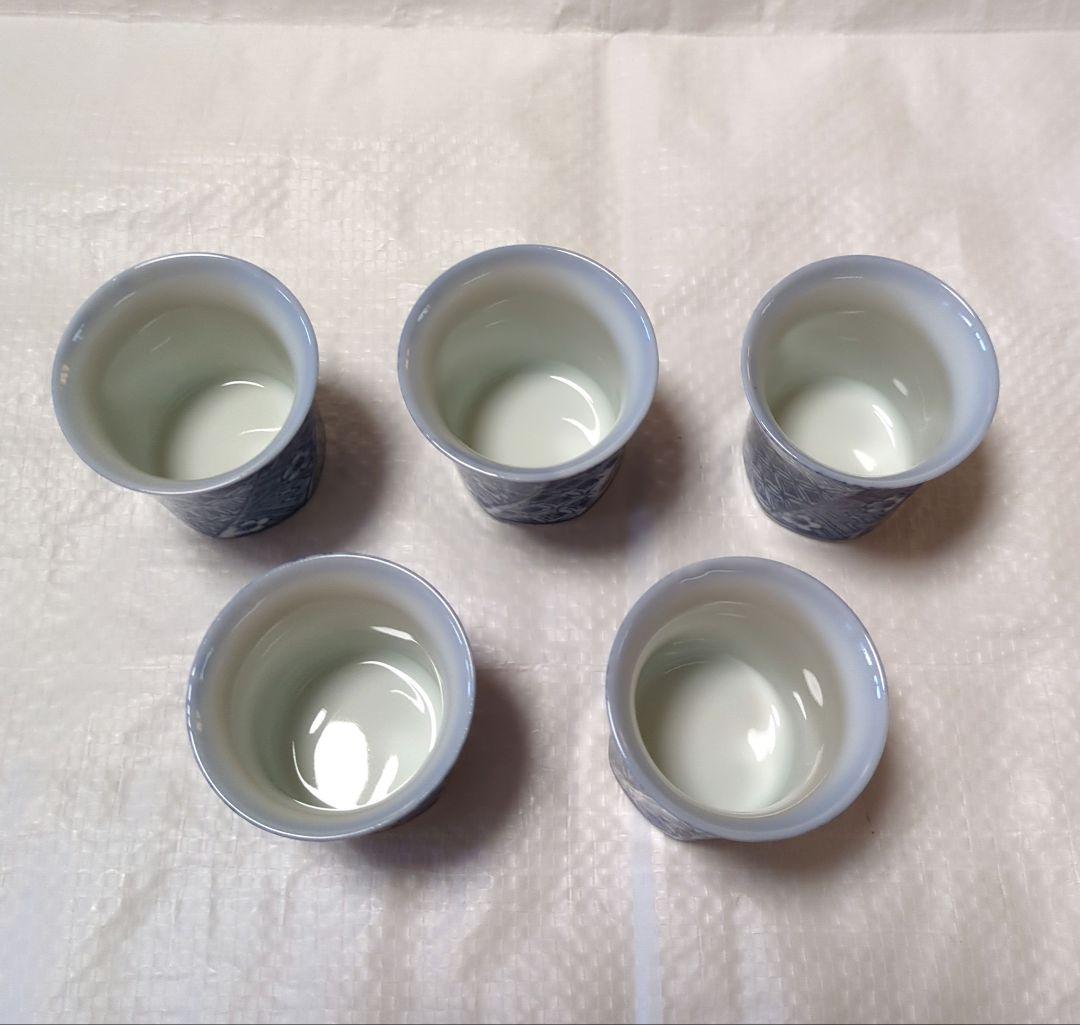 瓢形　酒器揃え　徳利2 本　お猪口5 客　セット 瓢形 酒器揃え 徳利2 本 お猪口5 客 セット