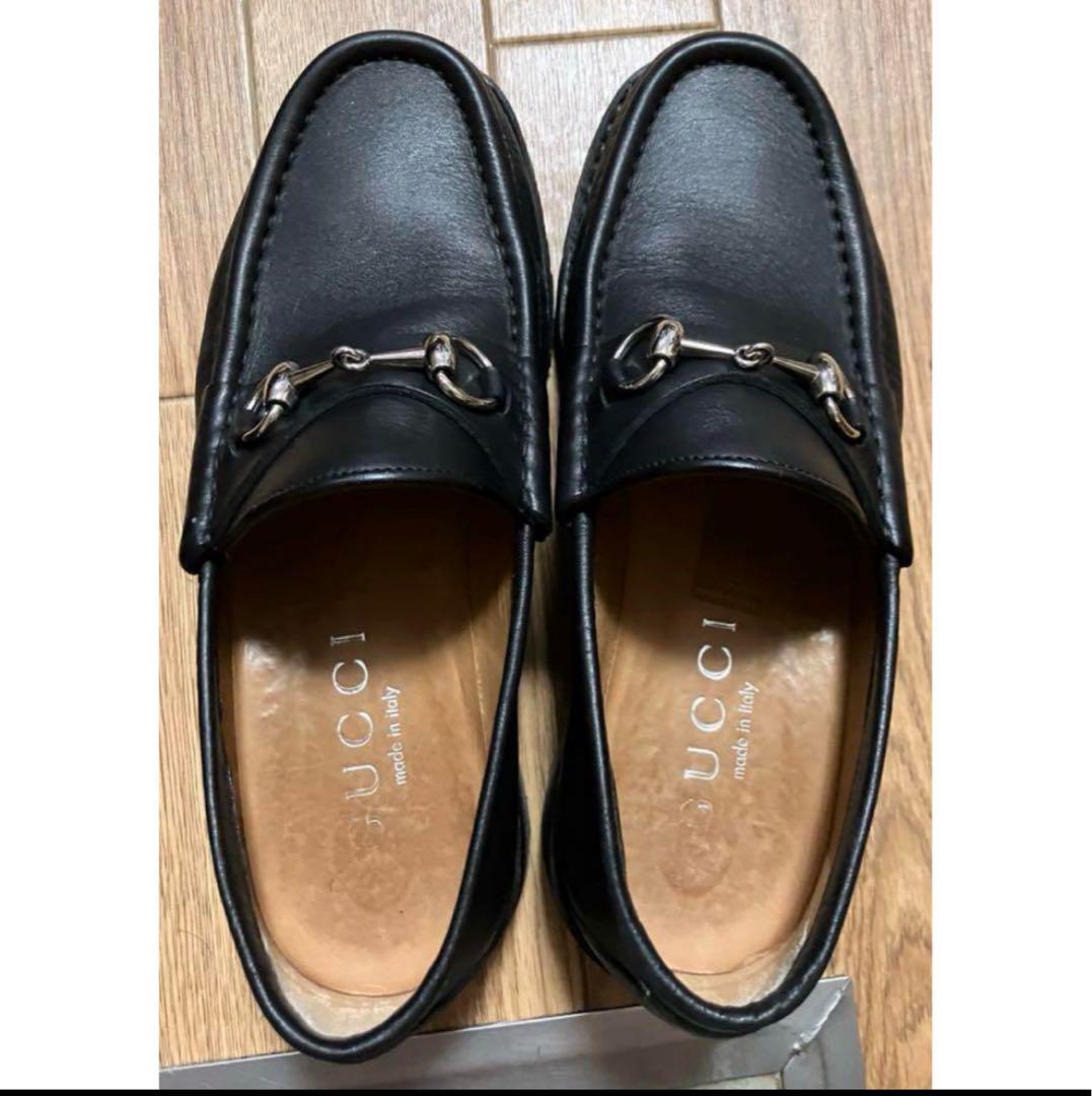 福袋売れ残りセール GUCCI メルカリ - 箱付き 39.5 ローファー ブラック 靴