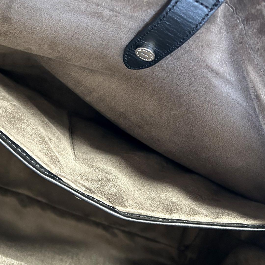 【極美品】　ペッレモルビダ 2way A4トートバッグ　ショルダー　紺　レザー