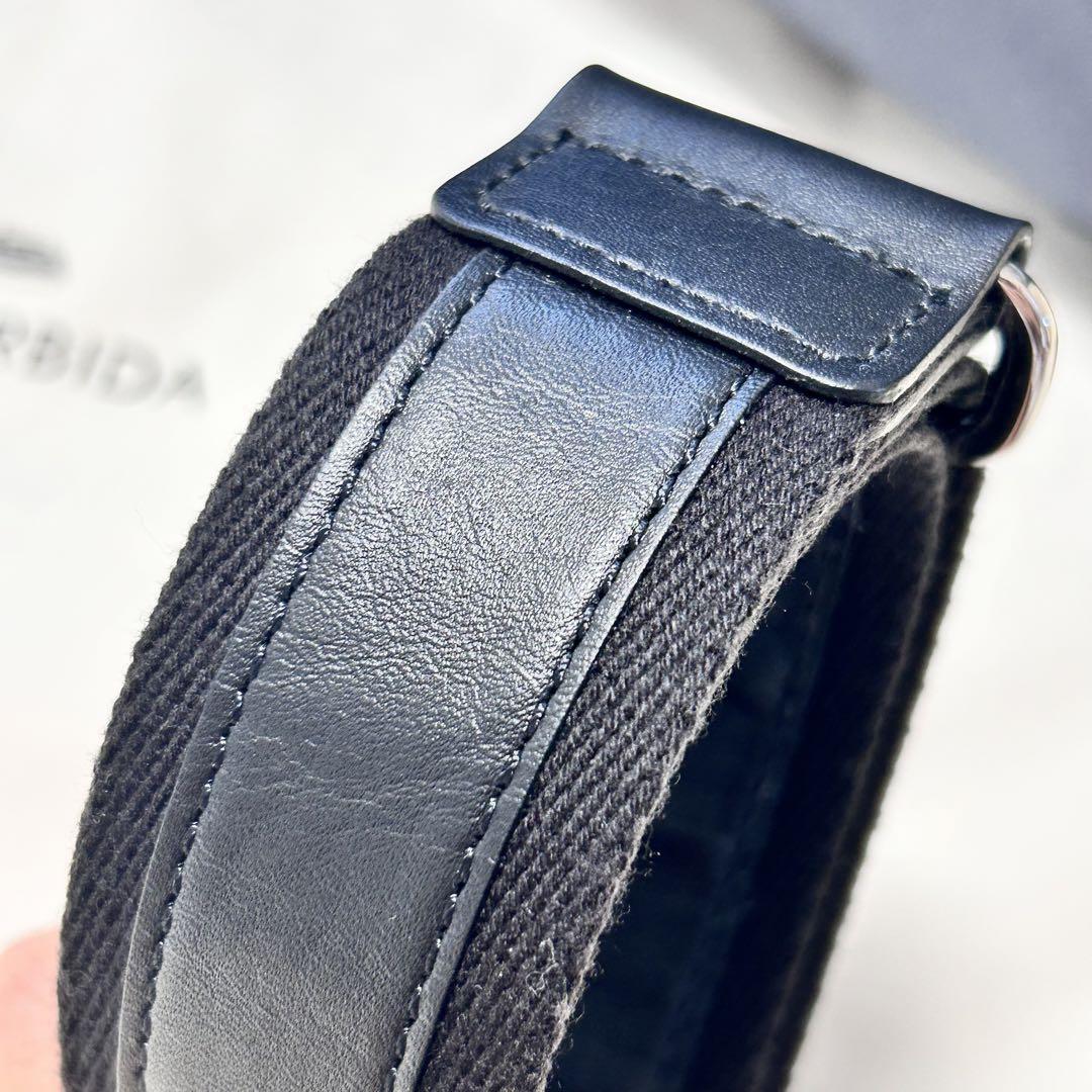 【極美品】　ペッレモルビダ 2way A4トートバッグ　ショルダー　紺　レザー