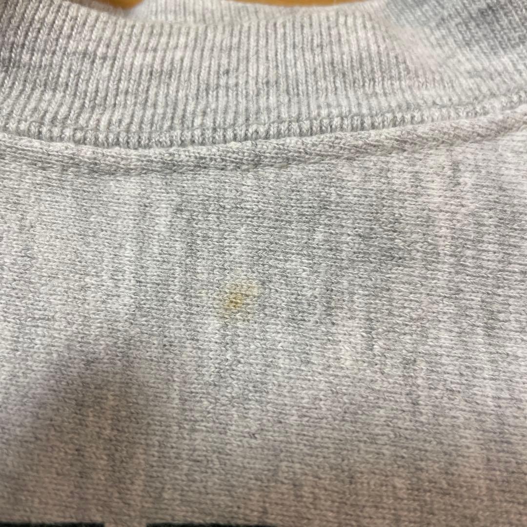 80s 染み込み ミシガン チャンピオン リバースウィーブ スウェット