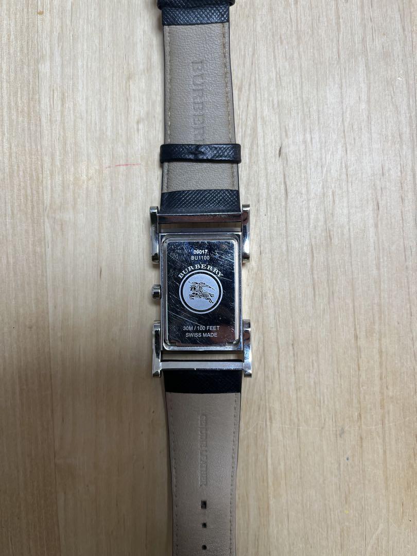 【希少】BURBERRY バーバリー 腕時計 スクエア BU1104 箱付き