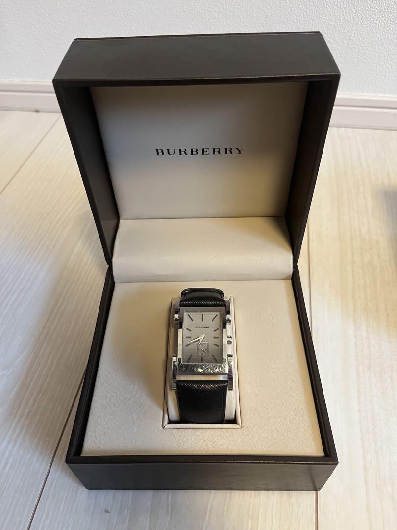 【希少】BURBERRY バーバリー 腕時計 スクエア BU1104 箱付き