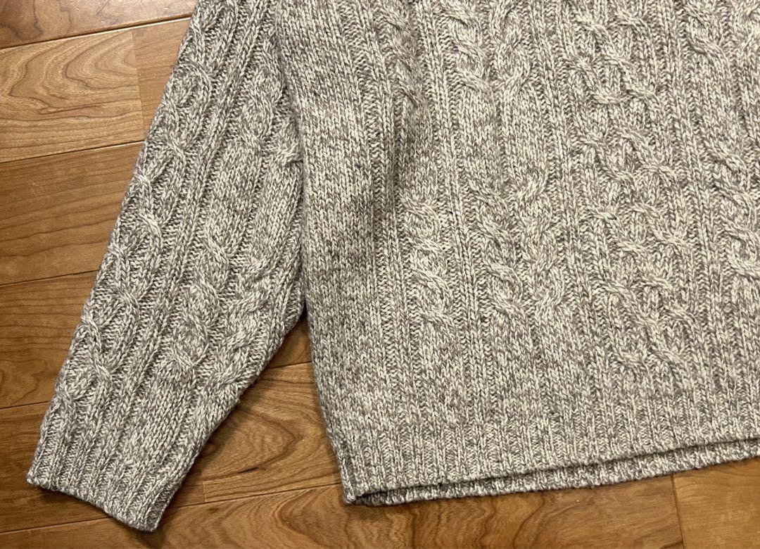 希少 80s 緑タグOLD UNIQLO オールドユニクロ セーター ニット L