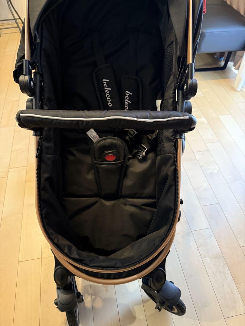 belecooベビーカー 黒3点セット　バラ売り可能