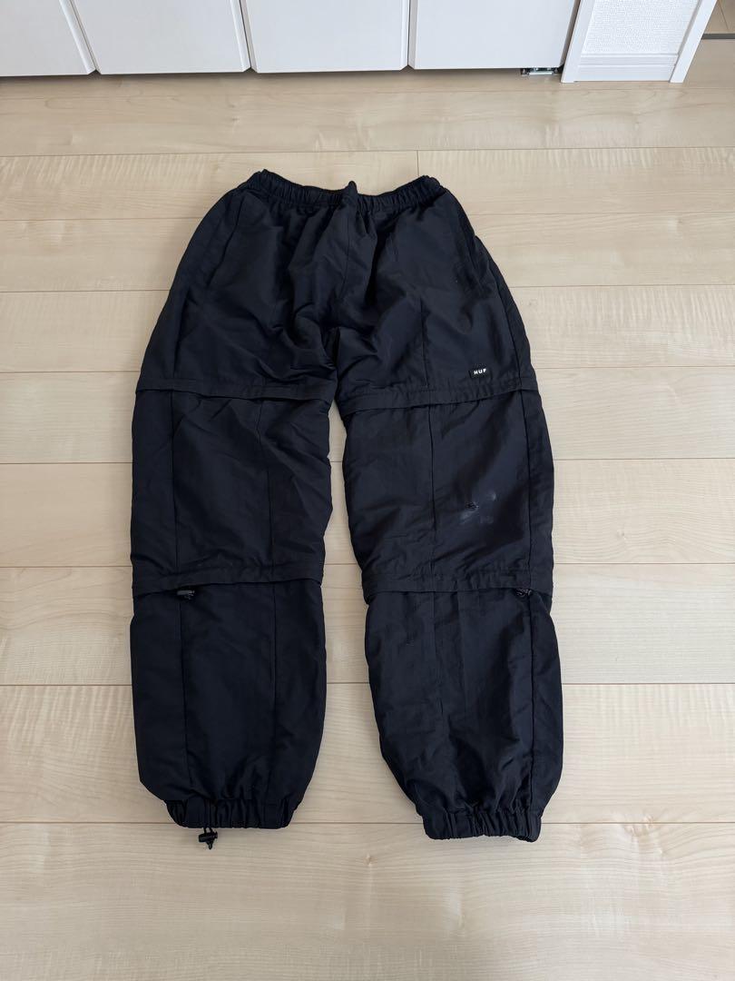HUF 3WAY PANTS カーゴパンツ Mサイズ 黒