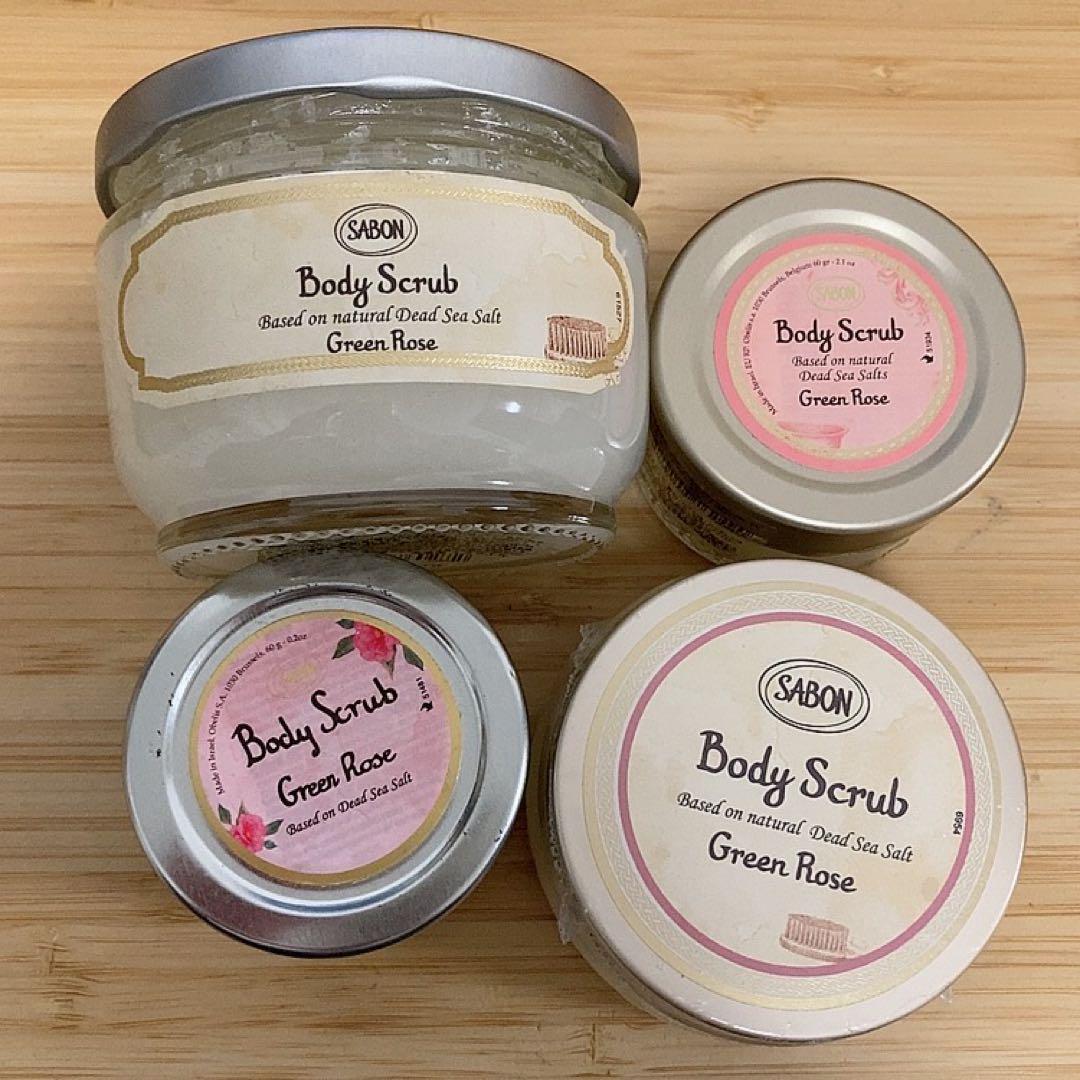 SABON ボディスクラブ　グリーンローズ　320g 200g 60g×2