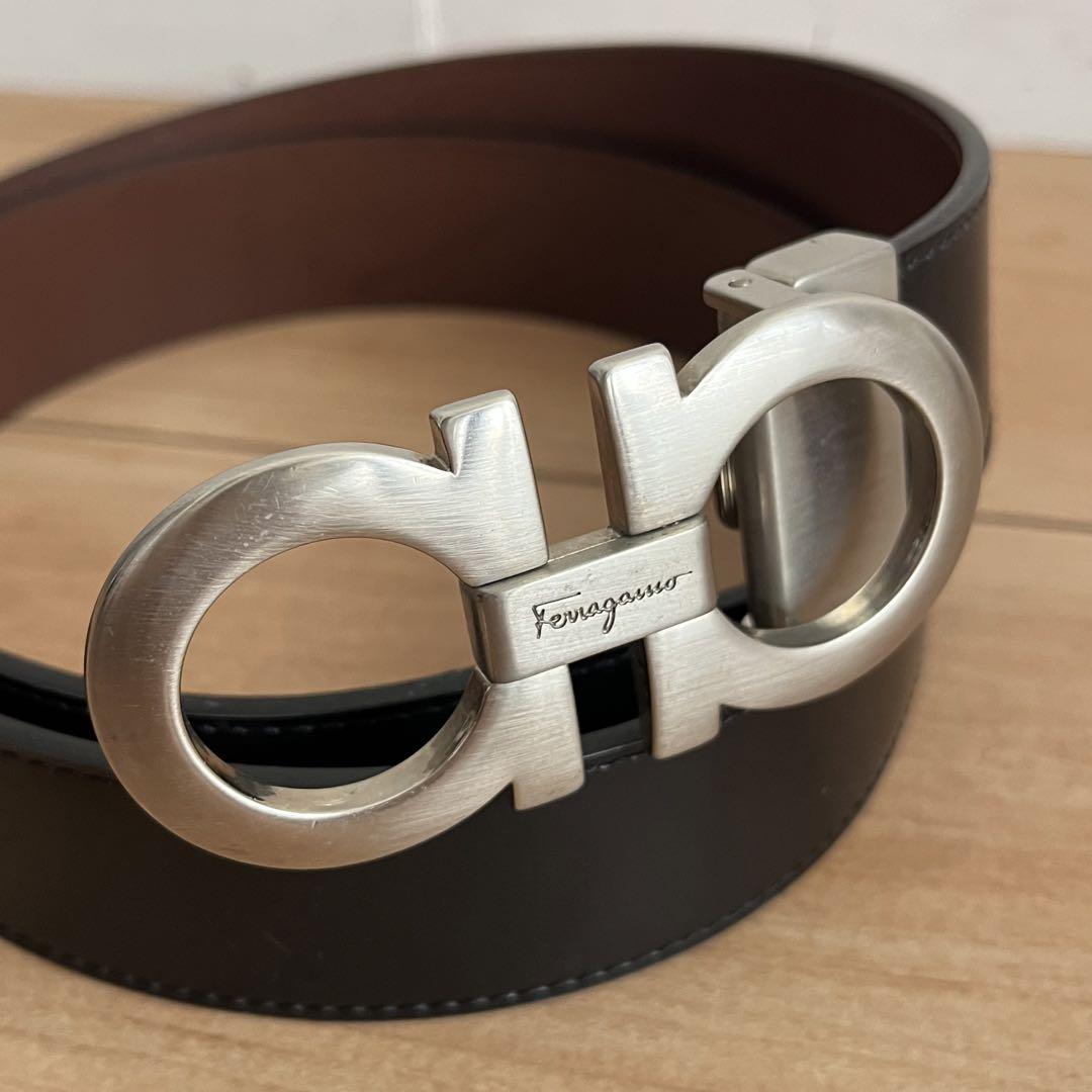 ✨極美品✨ SalvatoreFerragamo 　ガンチーニ　 ベルト 黒