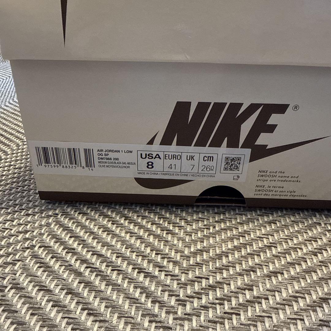 靴 Travis Scott Nike Air Jordan 1 Low OG SP
