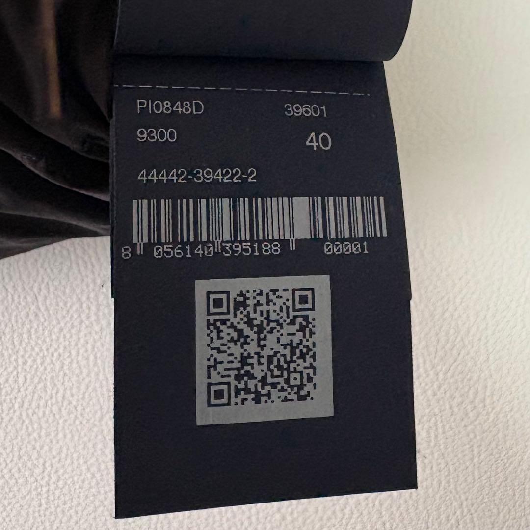 高級ダウン*HERNO ヘルノ 異素材 ドッキングダウンコート 黒 40 高級ダウン*HERNO ヘルノ 異素材 ドッキングダウンコート 黒 40