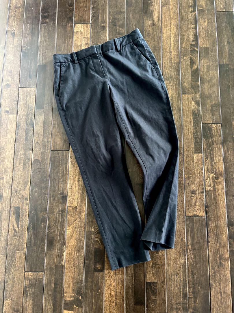 セオリー/美脚 ストレッチ スリムクロップPT ブラック サイズ4 美品