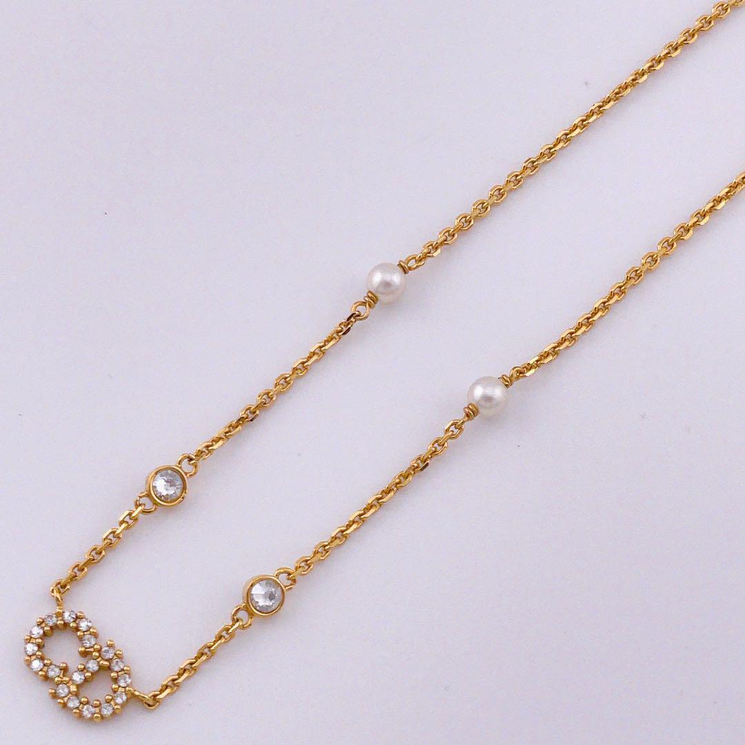 極美品】ディオール CLAIR D LUNE クレールディーリュヌ ネックレス