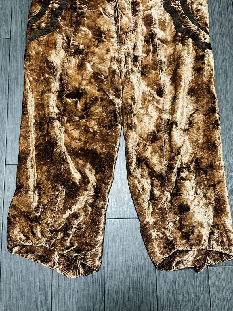 ナンバーナイン 09ss 宮下期 ベロアクロップドパンツ