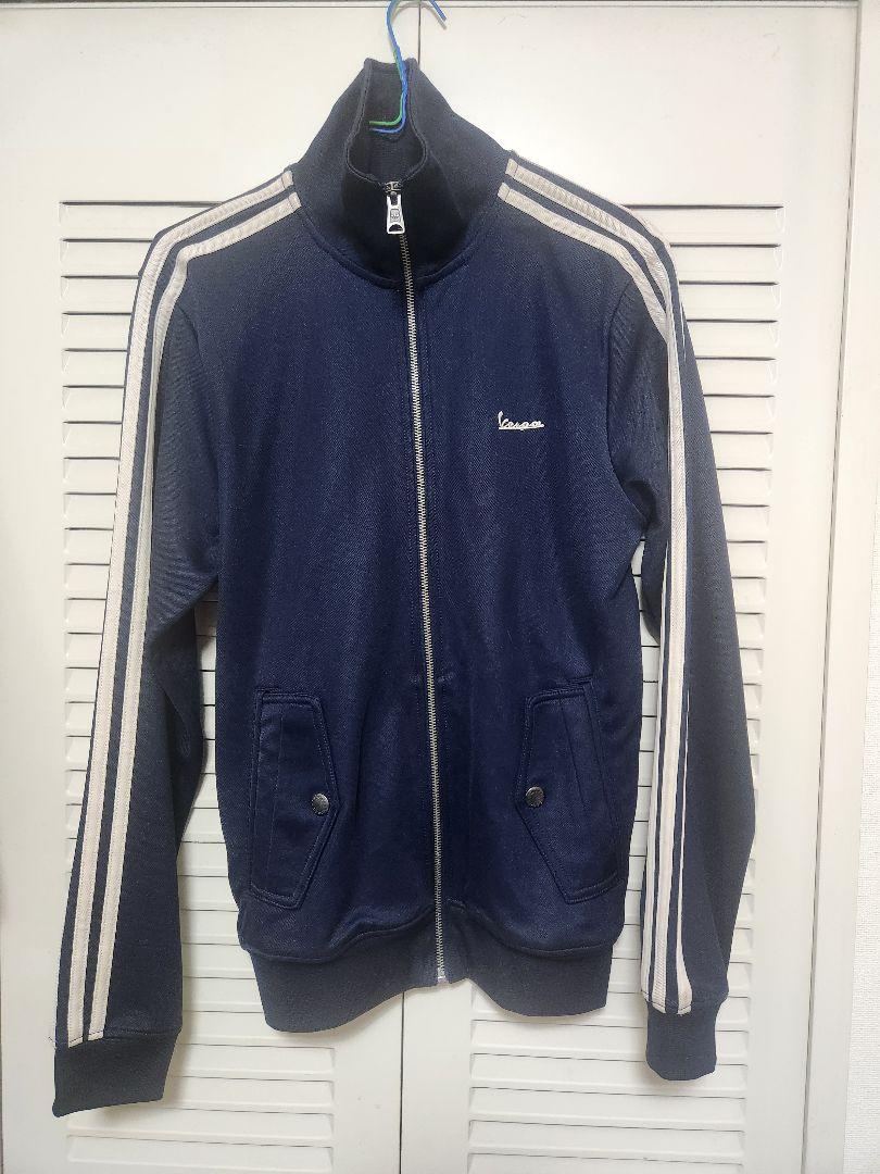 adidas ネイビー ジップアップジャージ Lサイズ - メルカリ