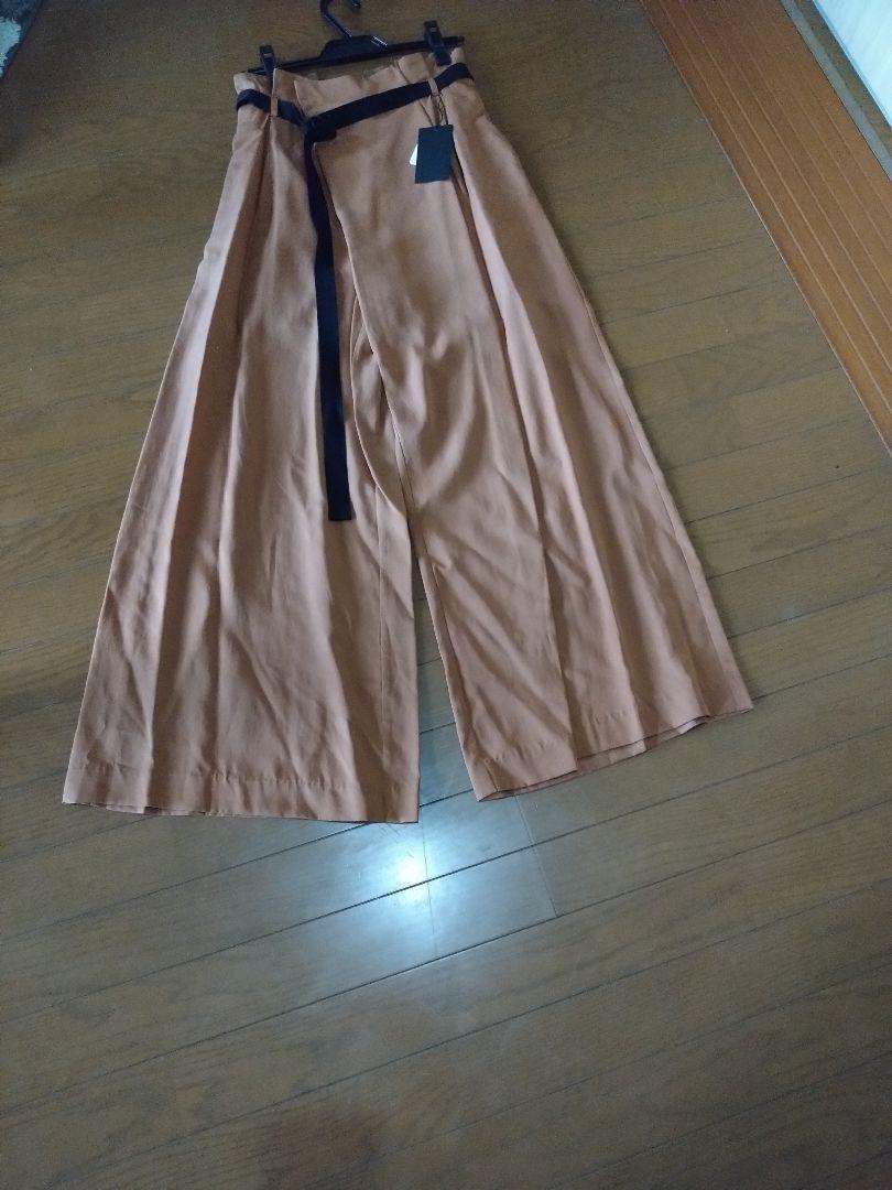 最終価格↓スコットクラブ『新品、未使用』茶 ワイドパンツ