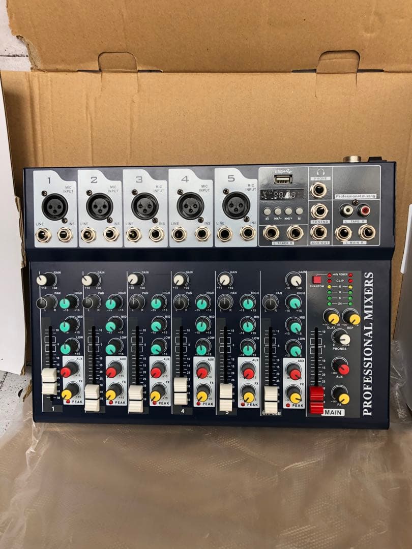 ミキサーサウンド 7 СHANNEL LIVE MIXER動作未確認(L14)