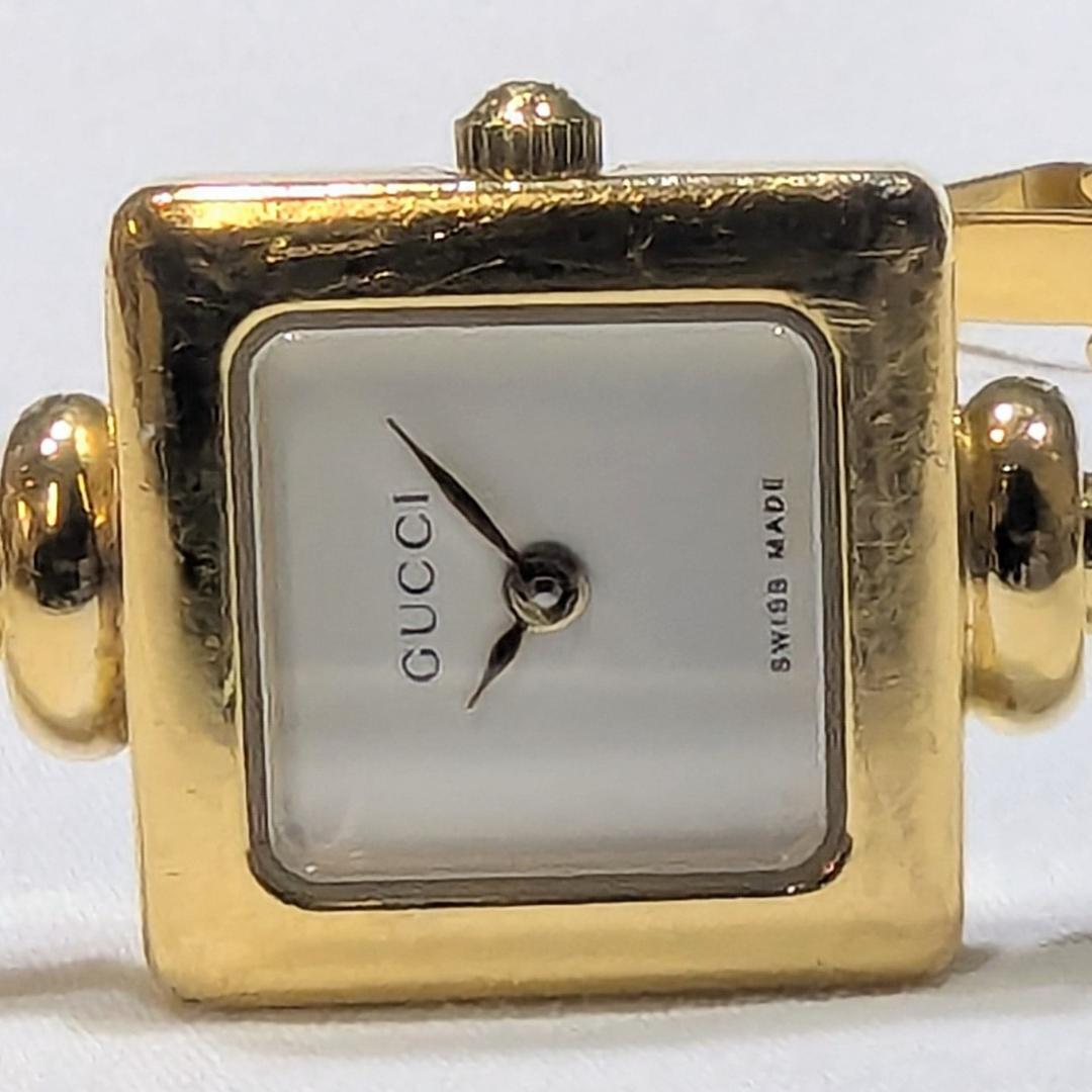GUCCI グッチ 1900L レディース 腕時計 バングルウォッチ 稼働品