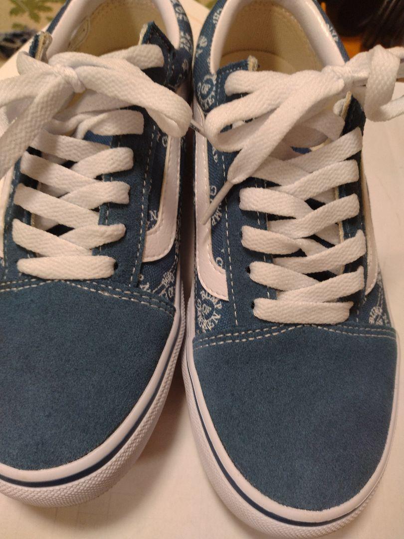 国内配送 VANS x BUMP OF CHICKEN OLD SKOOL BLUE /RED Blue Yellow Vans Vans Old Skool Red Yellow Blue Green Clearance