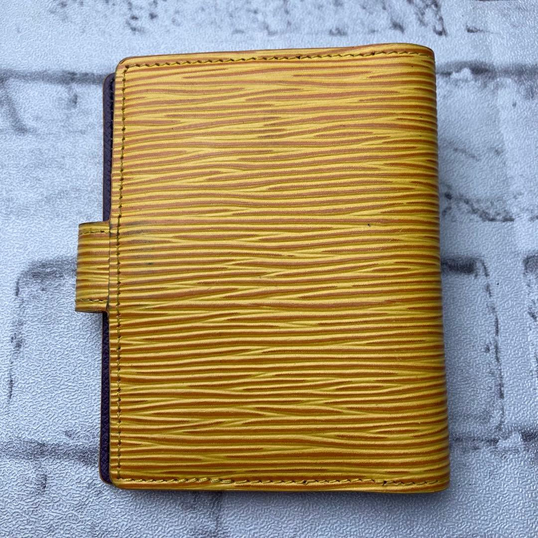 ルイヴィトン☆アジェンダ ミニ エピ 手帳カバー イエロー カードケース ルイヴィトン☆アジェンダ ミニ エピ 手帳カバー イエロー カードケース