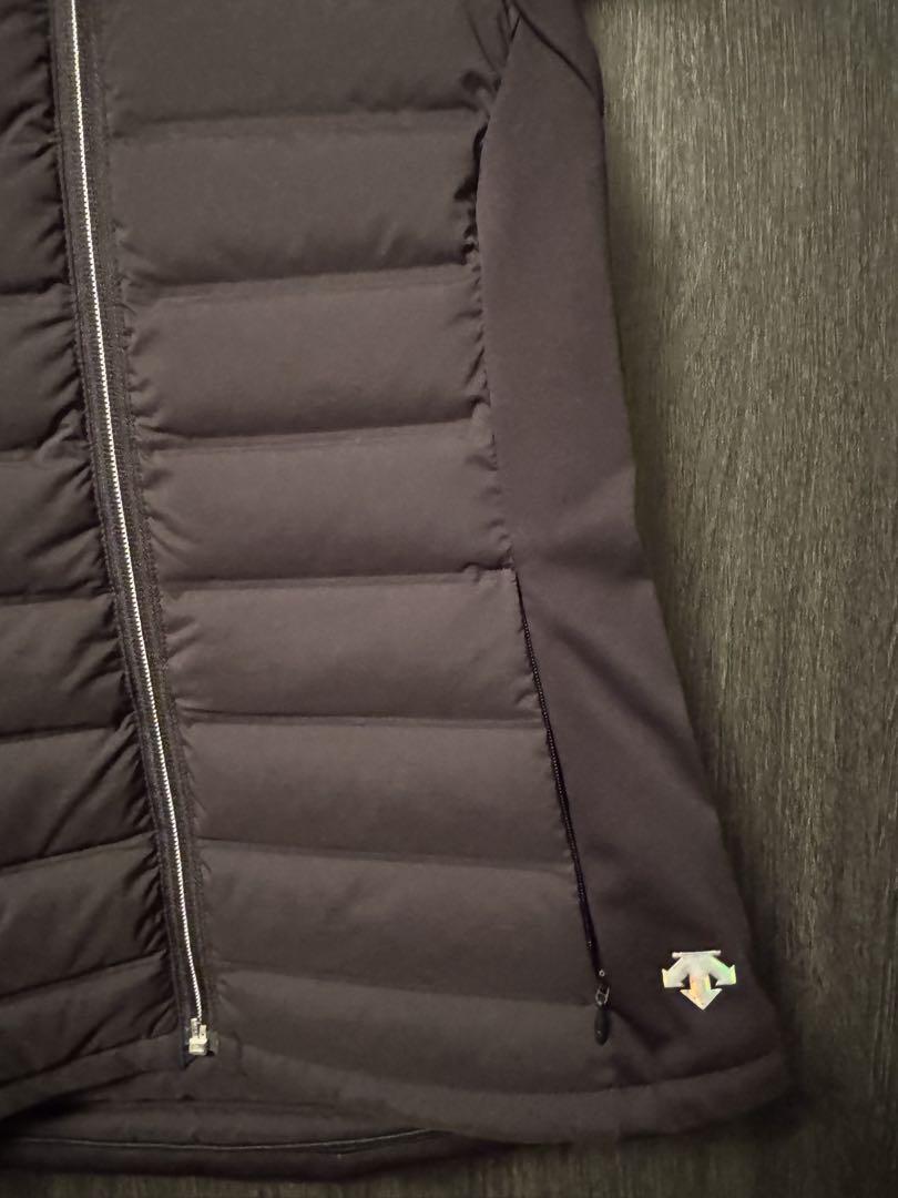 未使用　Descente LUXE レディース スワロフスキー ファーベスト