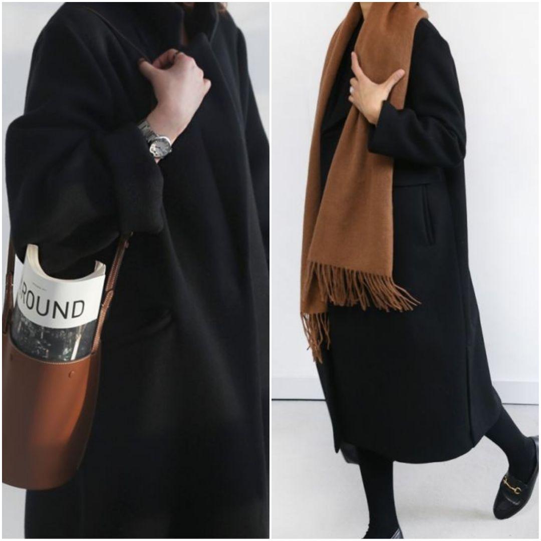 最終セール ダブルフェイス ブラックコート b8lN7-m47107003273 PRADA プラダ 限定25%OFF