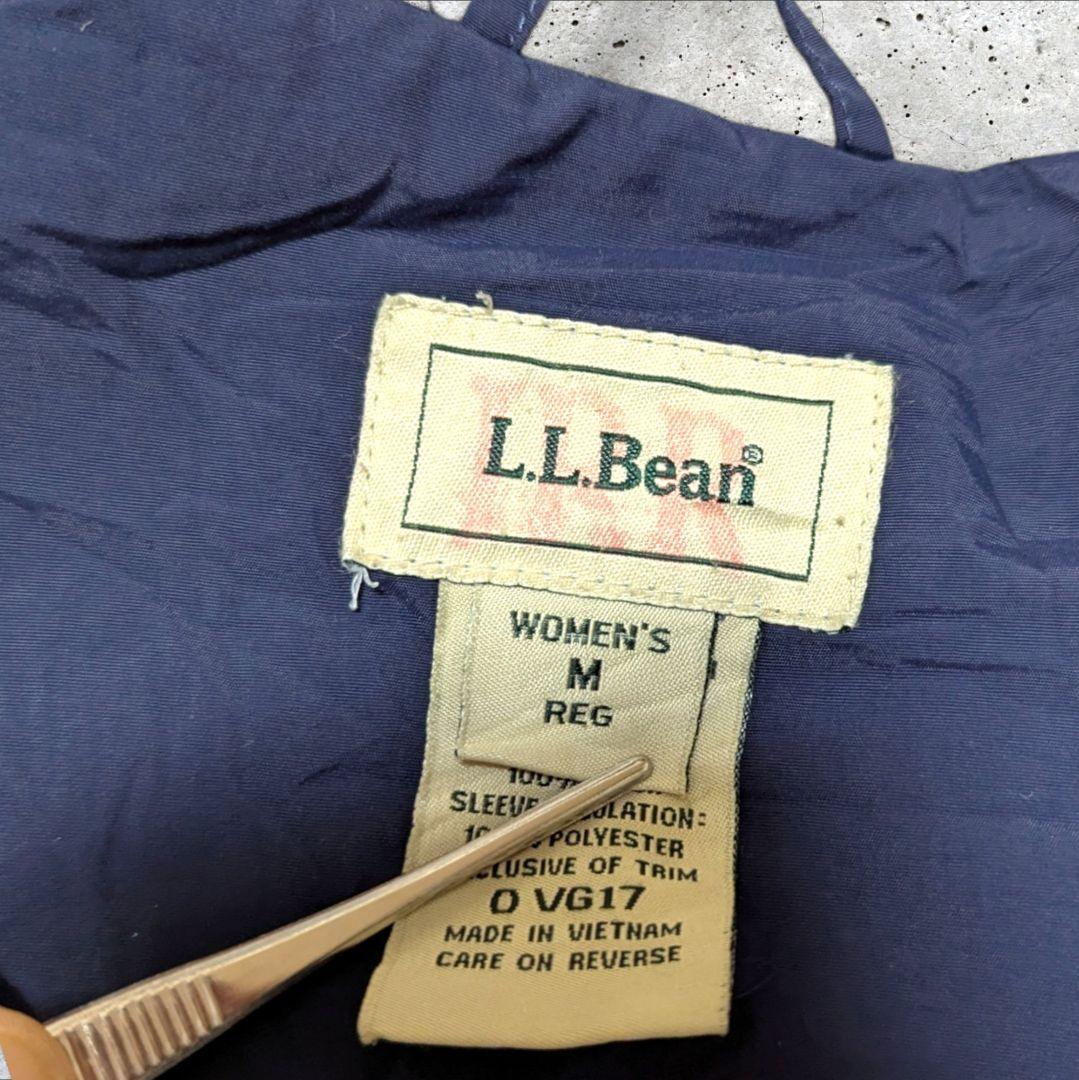 LLBeanエルエルビーン無地ウォームアップジャケットドローコードユニセックス紺