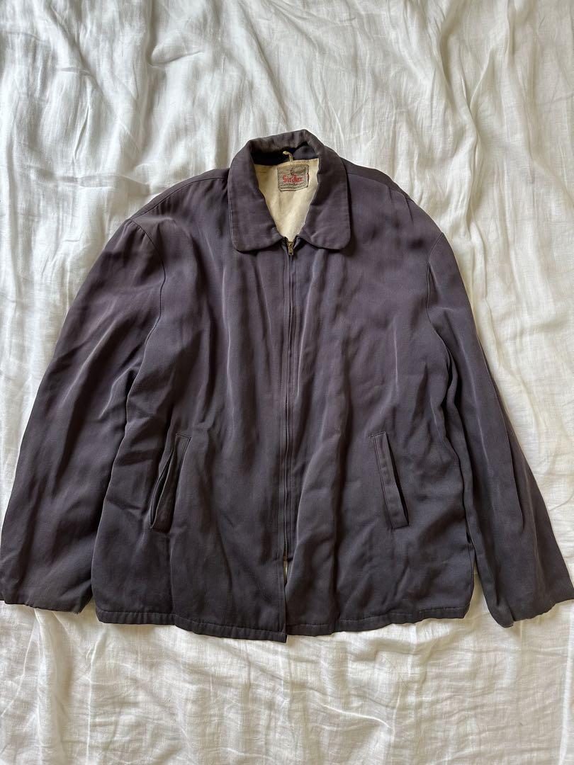 50-60s SIR JAC rayon gabardine jacket メンズ 50-60s SIR JAC rayon gabardine jacket メンズ