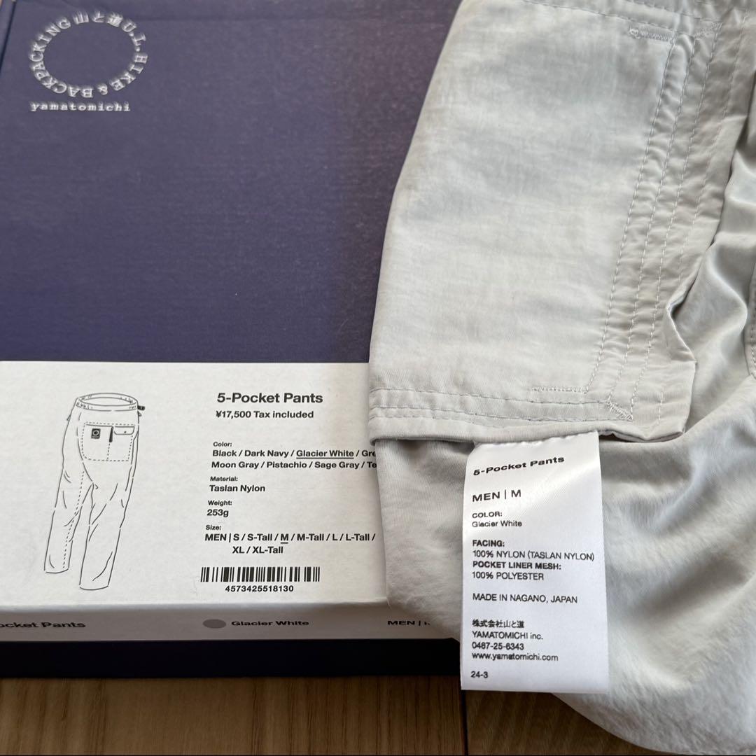 【新品未・使用】山と道5-Pocket Pants 5ポケットパンツ メンズ M
