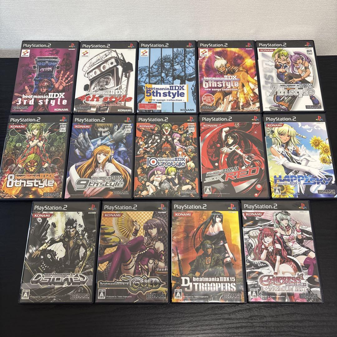 PS2 beatmania IIDX 3rd〜16 コンプリートセット