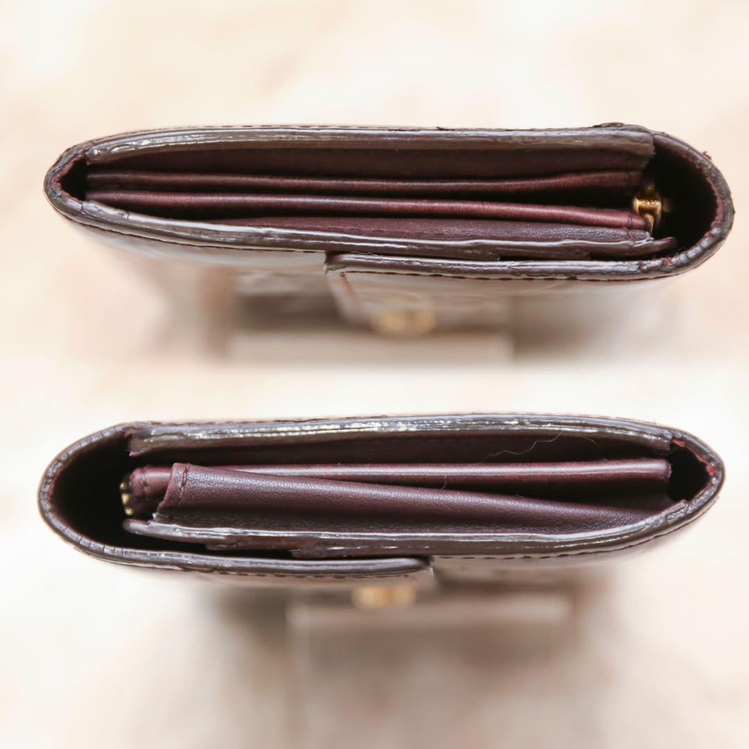 ルイヴィトン M93524 モノグラム ヴェルニ ポルトフォイユ サラ 長財布