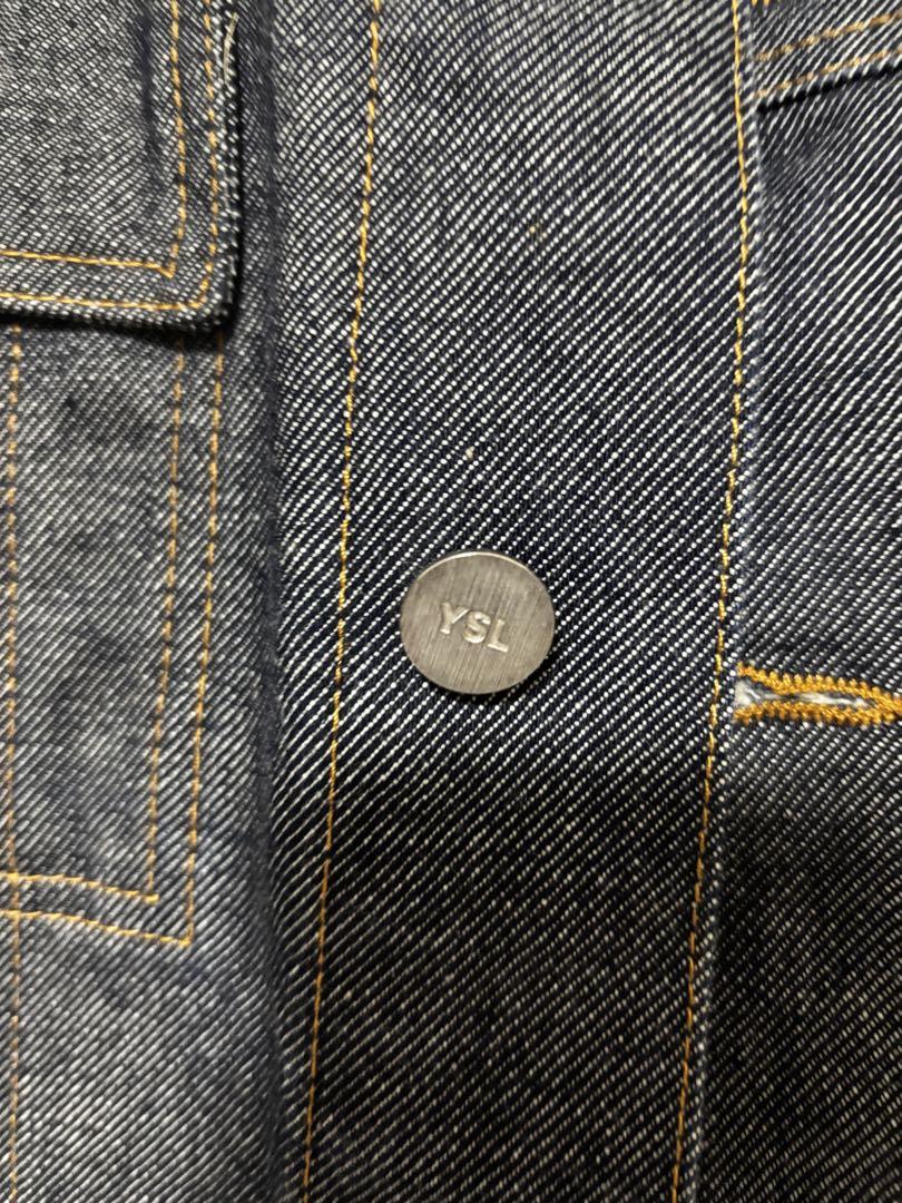最終値下げ！！単丈！SAINT LAURENT ダークデニム Gジャン