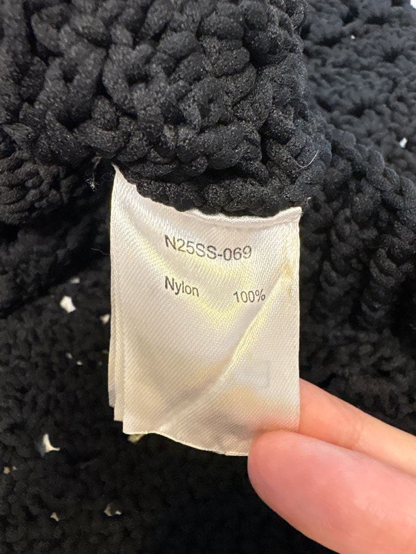 2025SS NKNIT ンニット クロシェニットジップカーディガンジャケット 2025SS NKNIT ンニット クロシェニットジップカーディガンジャケット