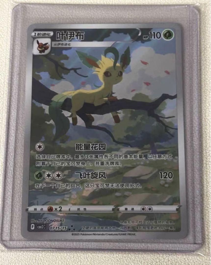 ポケモンカード 中国版 リーフィア AR 宝石包 限定 - メルカリ
