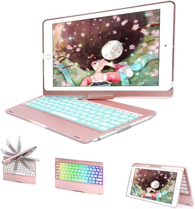 即納高評価 ❤iPadをお洒落で使いやすいMacBook仕様に早替え ❤ケース&キーボード 3p8WH-m47124397914 豊富な特価
