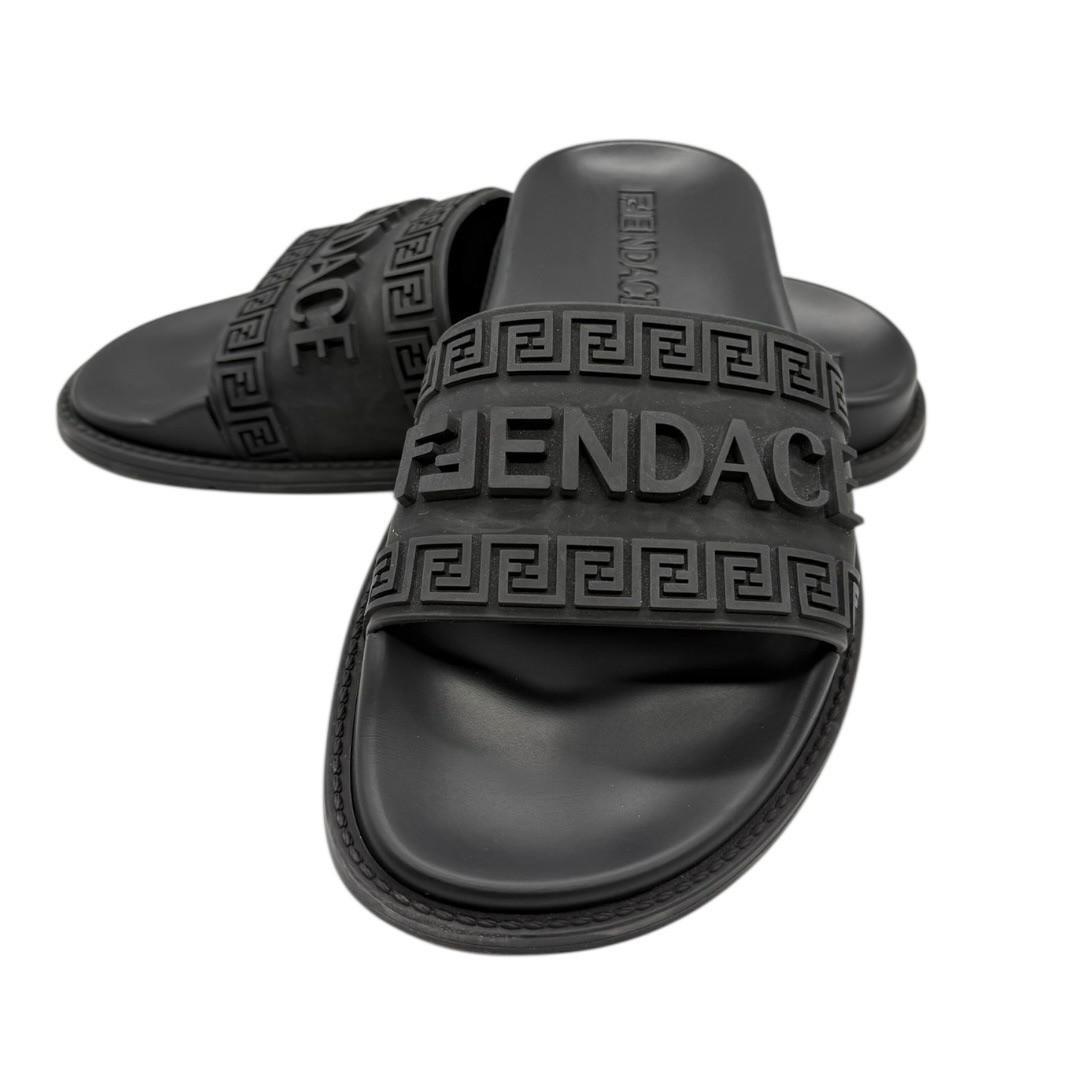 フェンディ FENDI ベルサーチ フェンダーチェ レザーサンダル 36 フェンディ FENDI ベルサーチ フェンダーチェ レザーサンダル 36