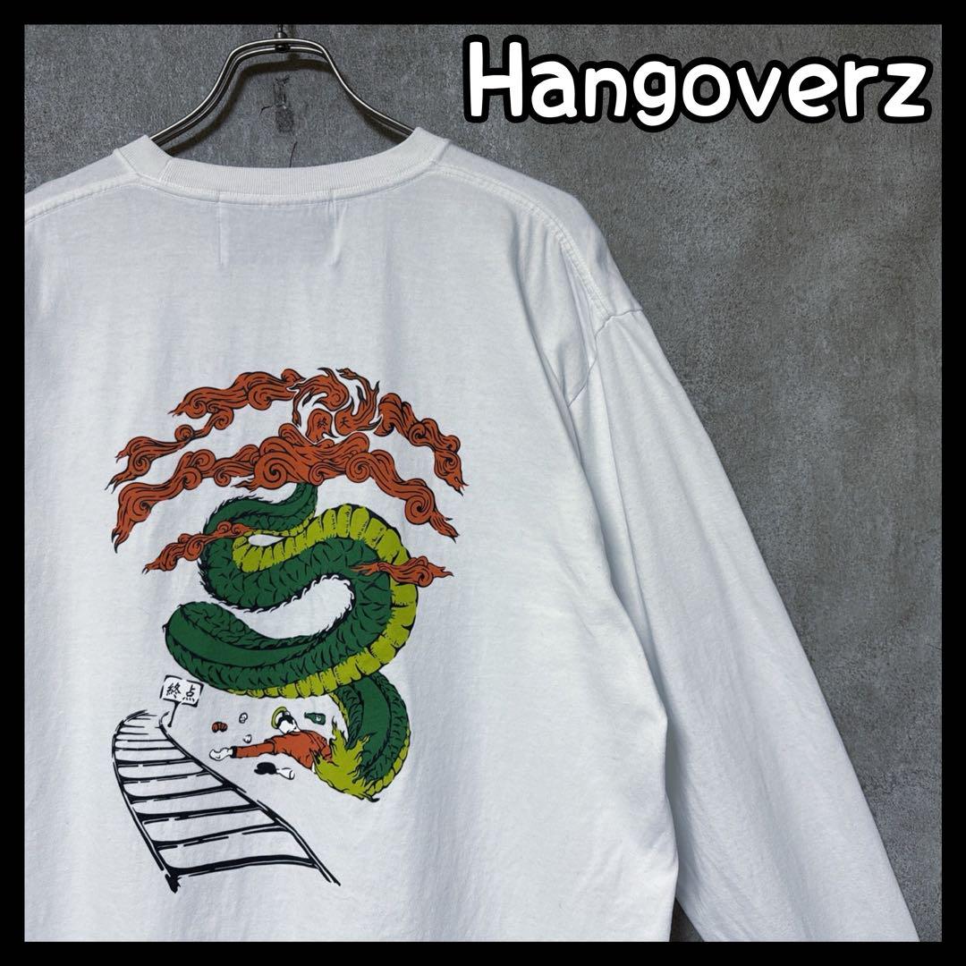 hangoverz ハングオーバーズ ドラゴン プリント ロンT 人気 長袖