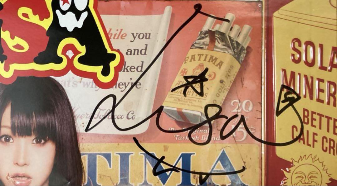 Lisa LOVER”S”MILE 直筆サイン入りポスター