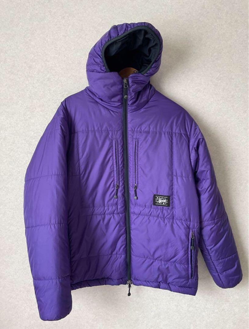 STUSSY  ステューシー　サーモライト中綿パーカー　パープル　XL