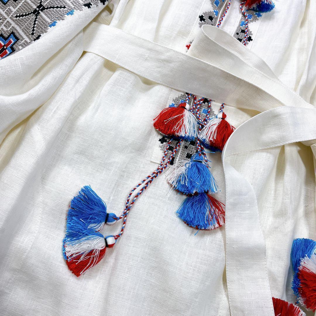 Vita Kin トゥモローランド Printed Mini Dress リネン