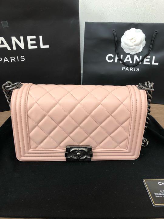 レア☆本物 CHANEL ボーイシャネル ショルダーチェーンバッグ　マトラッセ