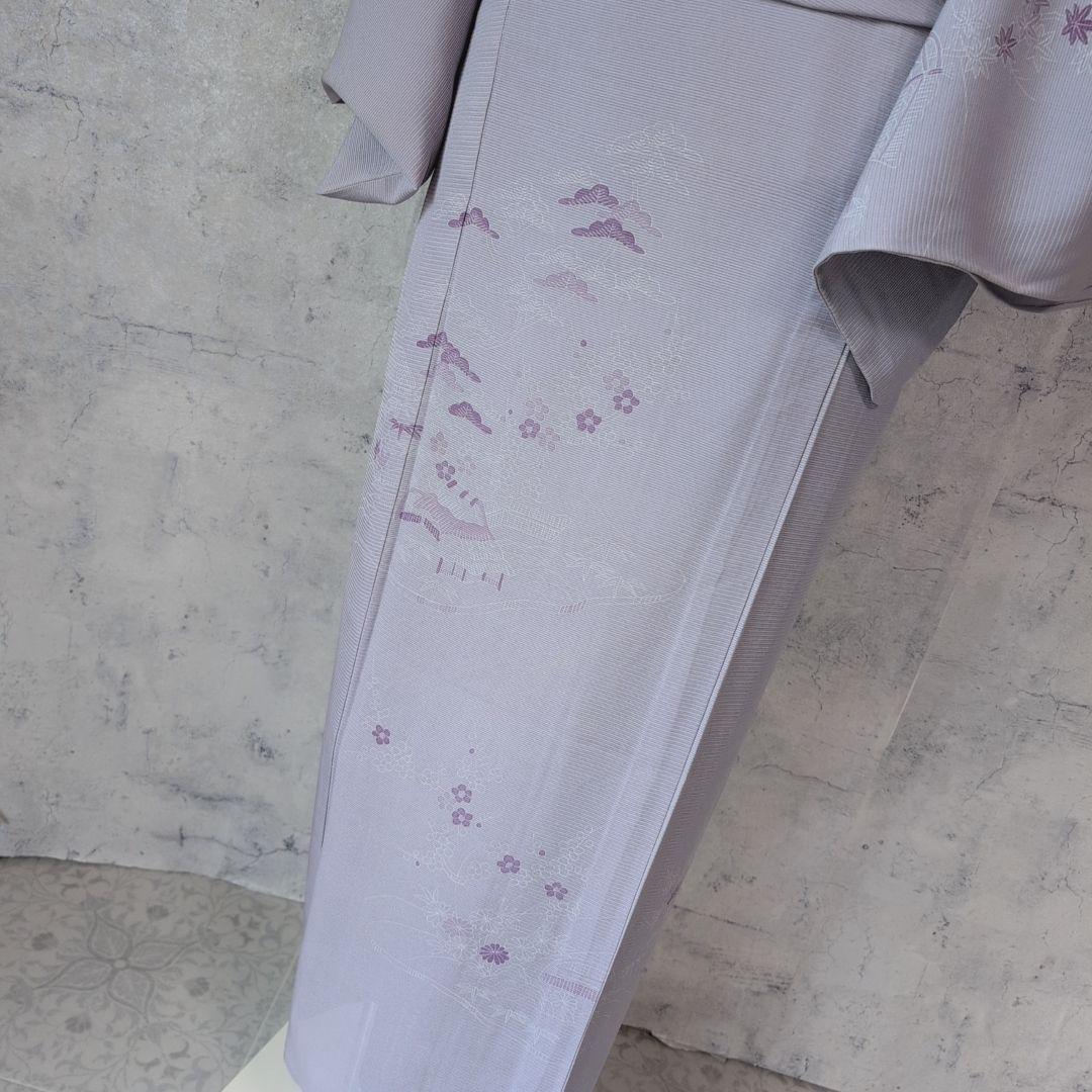 セール(SALE)開催中！ファッション通販 夏着物 茶屋辻 ラベンダー 薄紫 フルセット 訪問着 正絹 絽紗 着物・浴衣