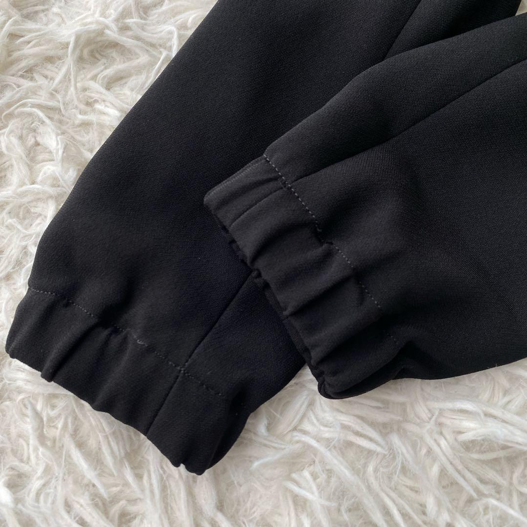 【美品】Theory クルーネックボンバージャケット 黒 0