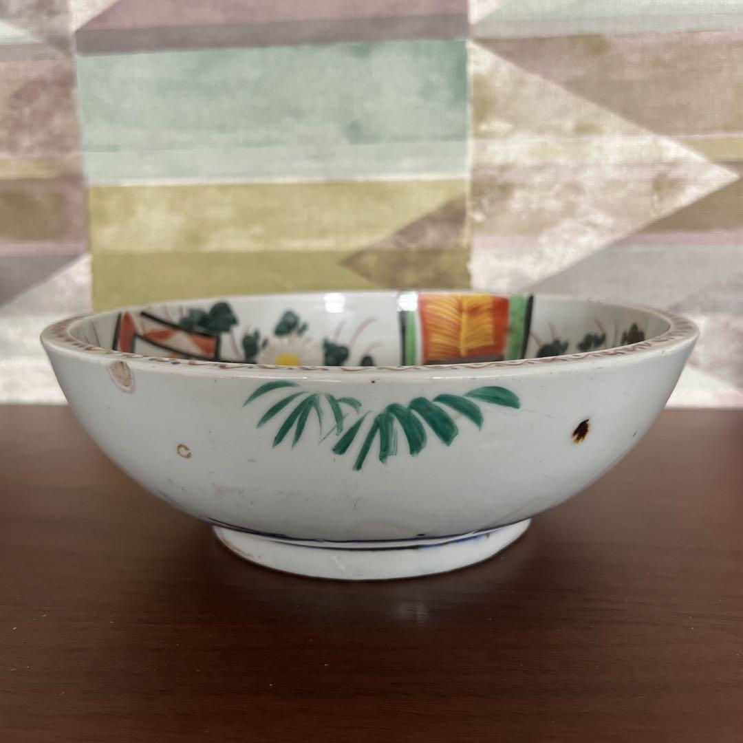 お皿　骨董品　鉢　陶芸品　芸品　工芸品　直径22.5センチ　高さ8センチ