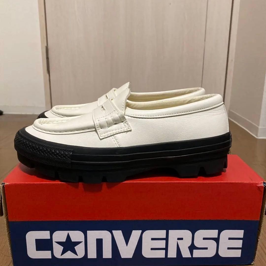 CONVERSE ALL STAR CHUNK LOAFER ホワイト27cm Converse