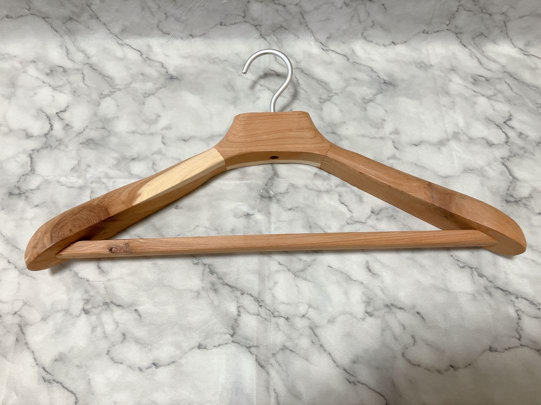 無印ハンガー幅広【45cm】廃番品　レッドシダーハンガー