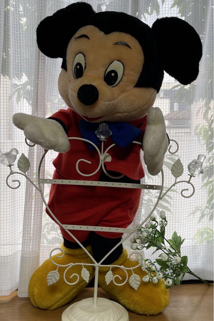 昭和レトロ ミッキーマウスぬいぐるみ ジャンボサイズ サン