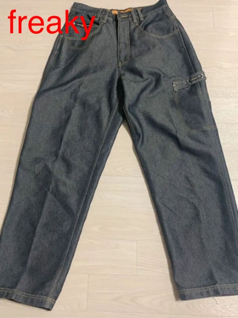 ワイド デニム バギー ペインターパンツ オーバーサイズ B系 | tspea.org