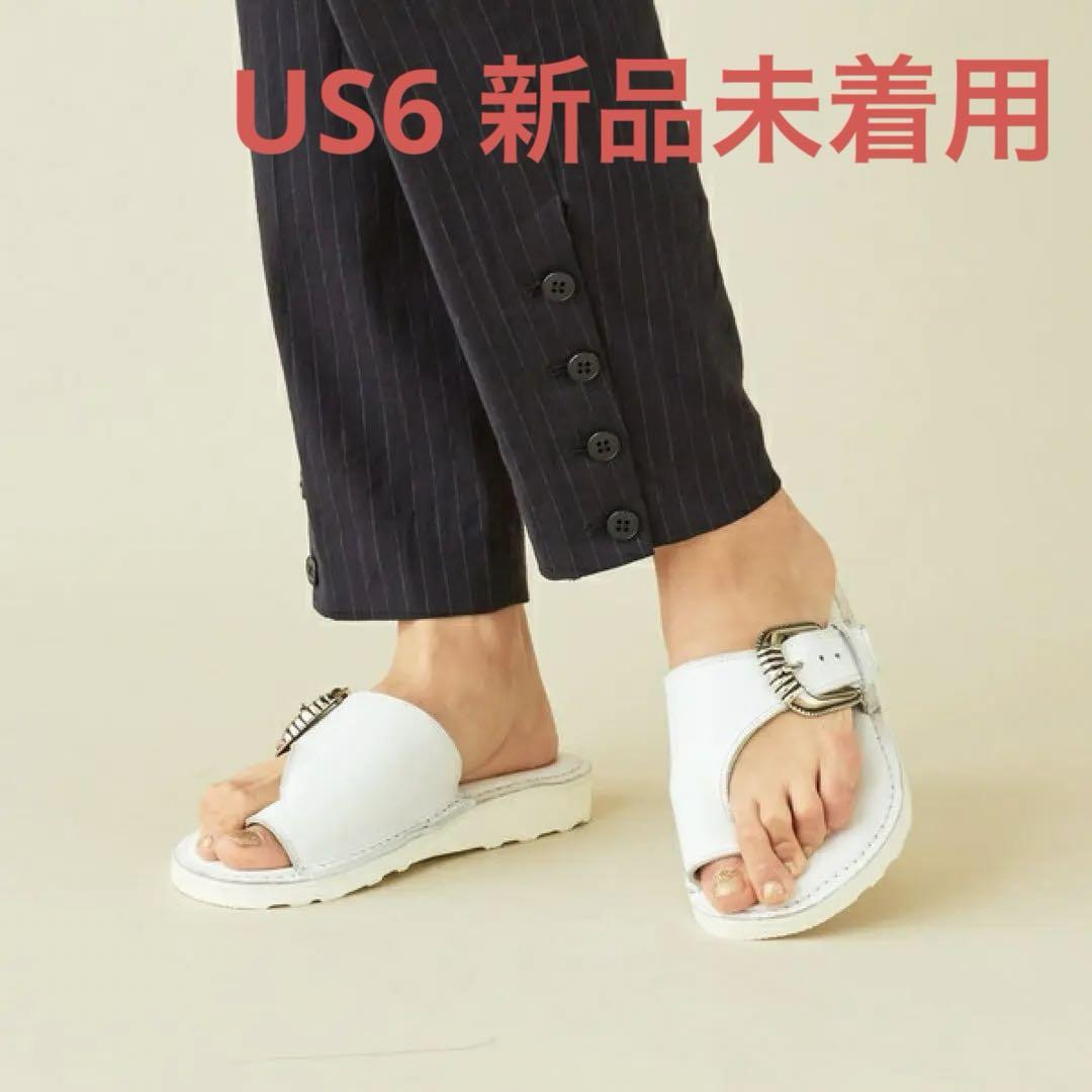 ◼︎新品同様◼︎CAMINANDO / B&Y別注 レザーバックルトングサンダル
